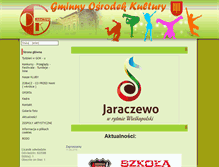 Tablet Screenshot of gok.jaraczewo.pl